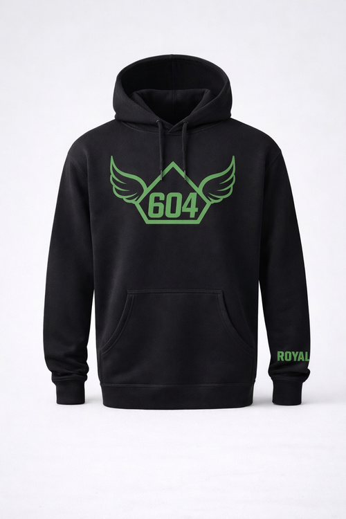 SURREY 604 HOODIE - BLACK