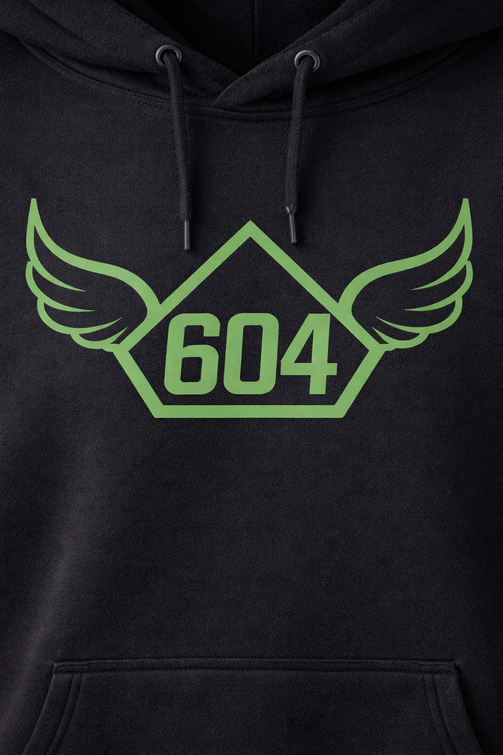 SURREY 604 HOODIE - BLACK